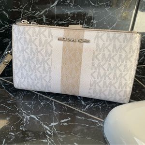 Michael Kors Jet Set Travel Large Double Zip Wallet